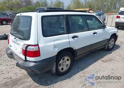 2001 Subaru Forester L from USA, damaged, VIN JF1SF635X1H700795